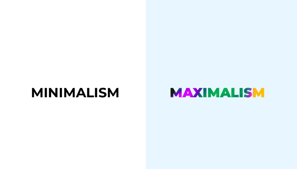 Minimalism & Maximalism Extremes - UI UX trend 2021 | LITSLINK Blog