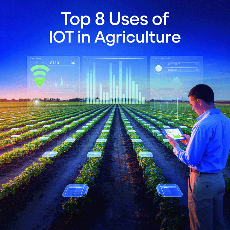 Top 8 Uses of IoT in Agriculture for Smarter Farming 2025