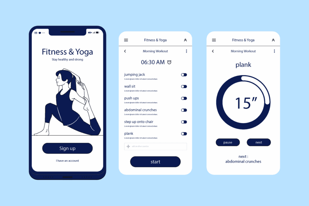 create your own fitness application
