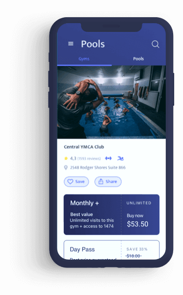 Gyms Booking App - software development by LITSLINK software programmers