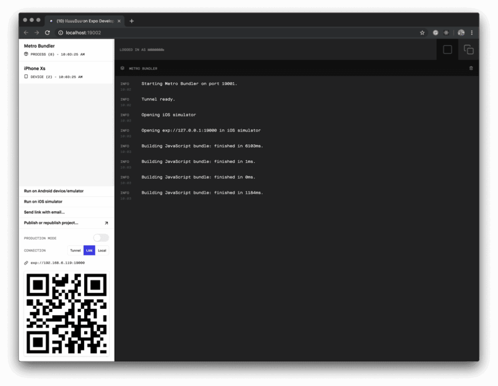 How to open Expo developer tools | LITSLINK Blog