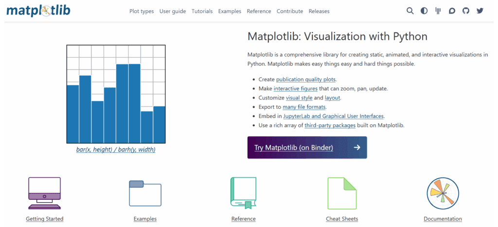 matplotlib python