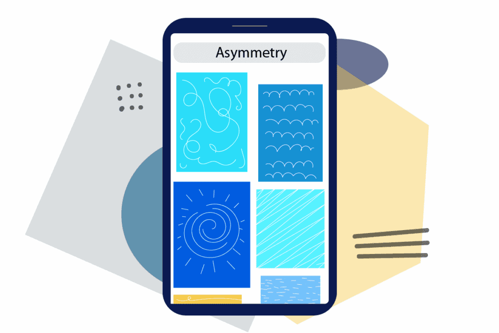 Modern mobile app design